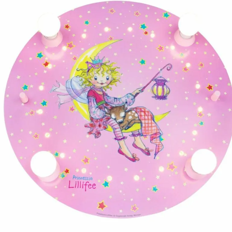 Plafonnier Elobra LATERNENNACHT Rose, 4 lumières