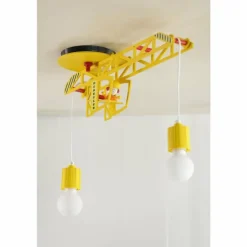 Plafonnier Elobra MARKUS Jaune, 2 lumières