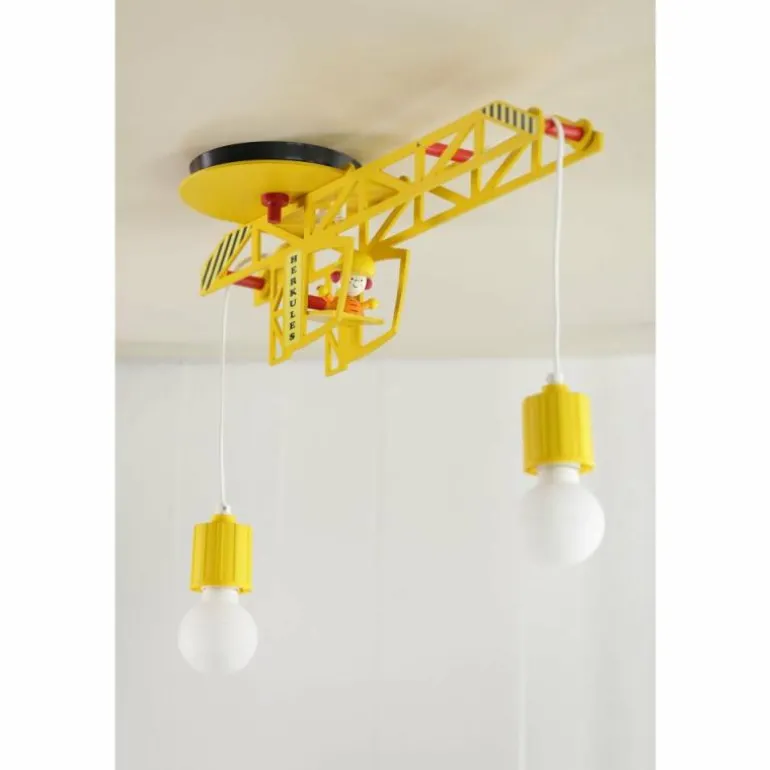 Plafonnier Elobra MARKUS Jaune, 2 lumières