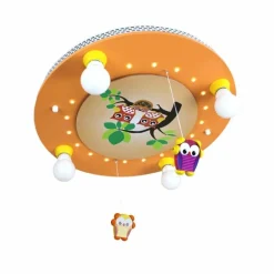 Plafonnier Elobra MOBILE Rose, 4 lumières