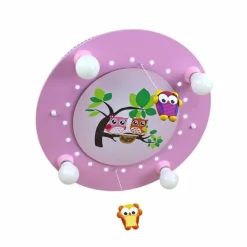 Plafonnier Elobra MOBILE Rose, 4 lumières