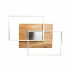 Plafonnier Elobra Panama LED Écru, 2 lumières, Télécommandes