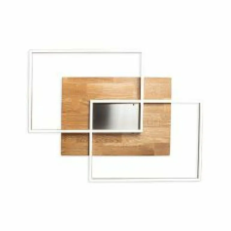 Plafonnier Elobra Panama LED Écru, 2 lumières, Télécommandes