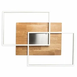 Plafonnier Elobra Panama LED Écru, 2 lumières, Télécommandes