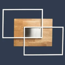 Plafonnier Elobra Panama LED Écru, 2 lumières, Télécommandes