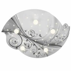 Plafonnier Elobra SARAH PHANTASIE Argenté, 5 lumières