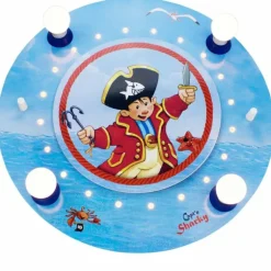 Plafonnier Elobra SEE Bleu, 4 lumières