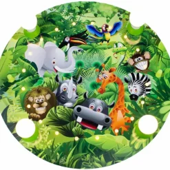 Plafonnier Elobra WILDNIS Vert, 4 lumières