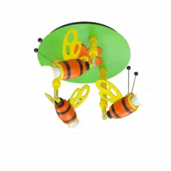 Plafonnier en rondelle Elobra HUMMEL Multicolore, 3 lumières