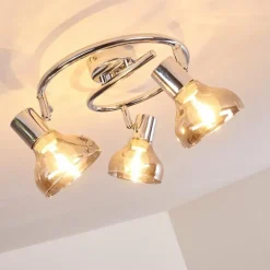 Plafonnier Esberg Chrome, 3 lumières