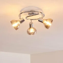 Plafonnier Esberg Chrome, 3 lumières