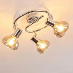 Plafonnier Esberg Chrome, 3 lumières