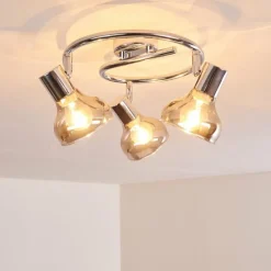 Plafonnier Esberg Chrome, 3 lumières