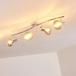 Plafonnier Esberg Chrome, 4 lumières