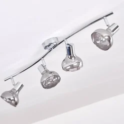 Plafonnier Esberg Chrome, 4 lumières