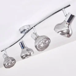 Plafonnier Esberg Chrome, 4 lumières