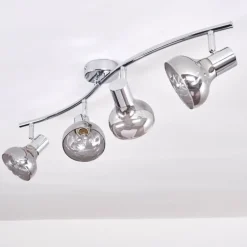 Plafonnier Esberg Chrome, 4 lumières