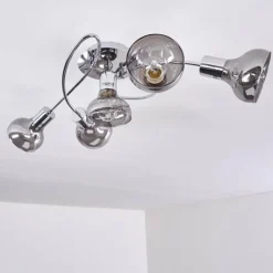 Plafonnier Esberg Chrome, 5 lumières