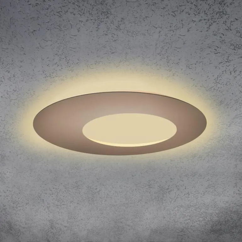 Plafonnier Escale BLADE OPEN LED Brun, 1 lumière