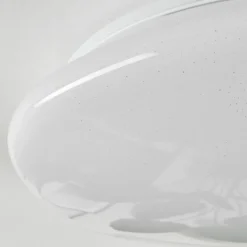 Plafonnier Esgos LED Blanc, 1 lumière, Télécommandes