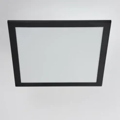 Plafonnier Essaouira LED Noir, 1 lumière, Télécommandes