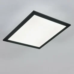 Plafonnier Essaouira LED Noir, 1 lumière, Télécommandes