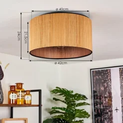 Plafonnier Exchange Noir, 1 lumière