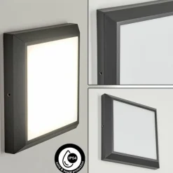plafonnier extérieur Alkmaar LED Anthracite, 1 lumière