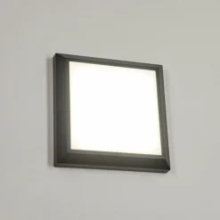 plafonnier extérieur Alkmaar LED Anthracite, 1 lumière