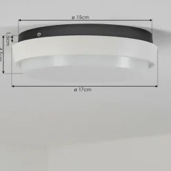plafonnier extérieur Centinela LED Anthracite, Blanc, 1 lumière