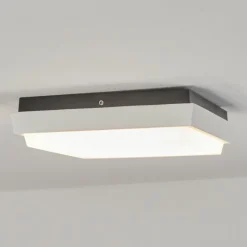 plafonnier extérieur Gomero LED Anthracite, Blanc, 1 lumière