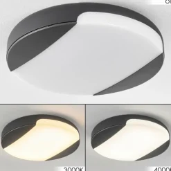 plafonnier extérieur Joserand LED Anthracite, 1 lumière