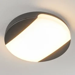 plafonnier extérieur Joserand LED Anthracite, 1 lumière