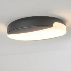plafonnier extérieur Joserand LED Anthracite, 1 lumière