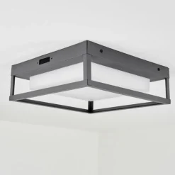 plafonnier extérieur Nonza LED Anthracite, 1 lumière