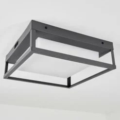 plafonnier extérieur Nonza LED Anthracite, 1 lumière