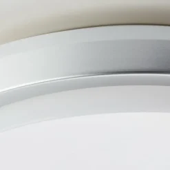 plafonnier extérieur Brilliant Devora LED Argenté, 1 lumière