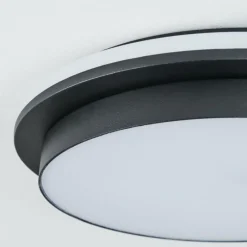 plafonnier extérieur Caucete LED Noir, 1 lumière