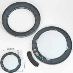 plafonnier extérieur Durivier LED Anthracite, 1 lumière