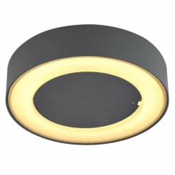 plafonnier extérieur Globo SURA LED Anthracite, 1 lumière