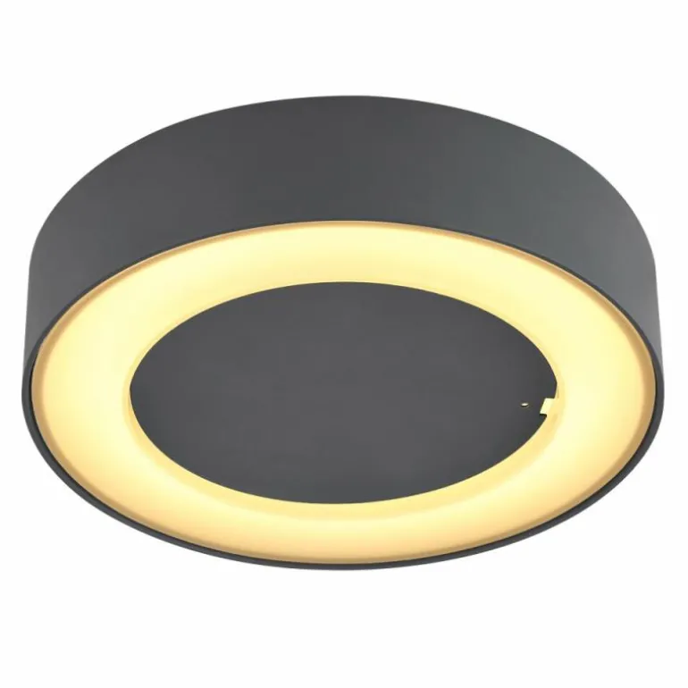 plafonnier extérieur Globo SURA LED Anthracite, 1 lumière