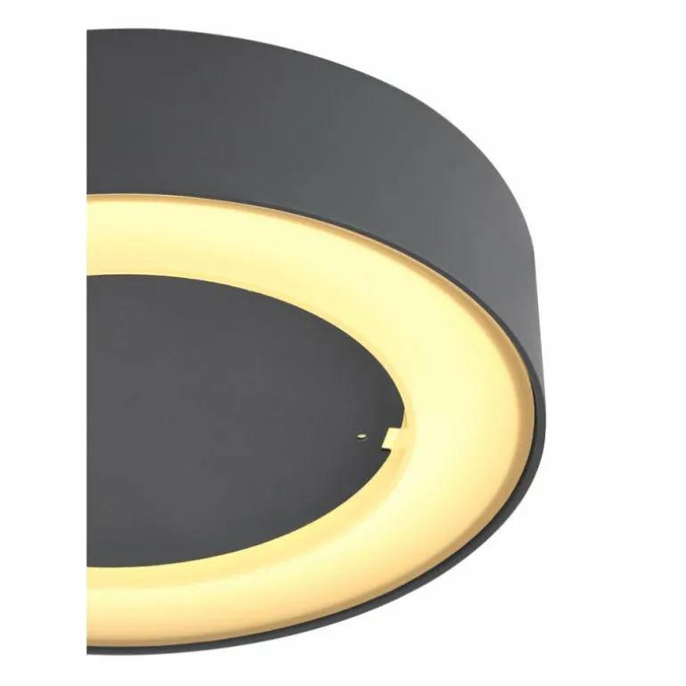 plafonnier extérieur Globo SURA LED Anthracite, 1 lumière