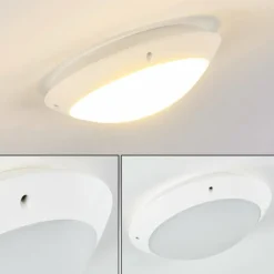 plafonnier extérieur Grafton Blanc, 1 lumière