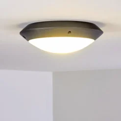plafonnier extérieur Grafton Anthracite, 1 lumière