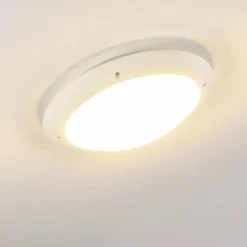 plafonnier extérieur Grafton Blanc, 2 lumières