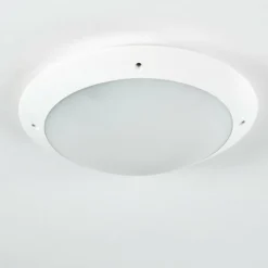 plafonnier extérieur Grafton Blanc, 2 lumières