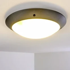 plafonnier extérieur Grafton Anthracite, 2 lumières