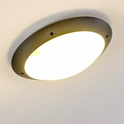 plafonnier extérieur Grafton Anthracite, 2 lumières