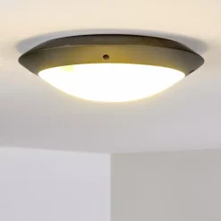 plafonnier extérieur Grafton Anthracite, 2 lumières