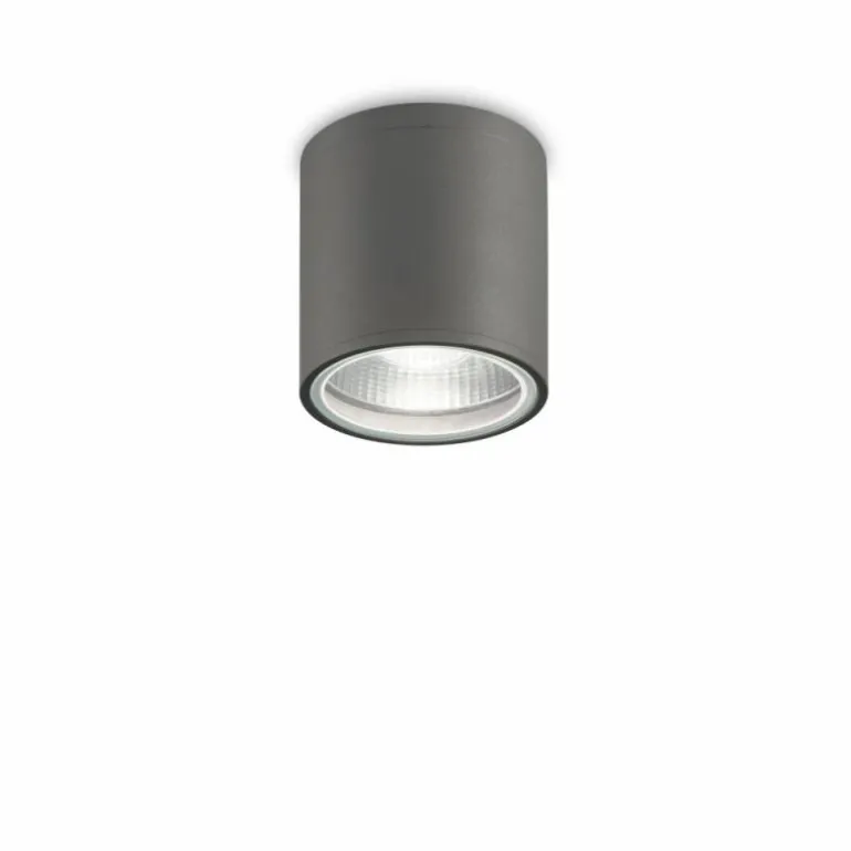 plafonnier extérieur Ideallux GUN Anthracite, 1 lumière